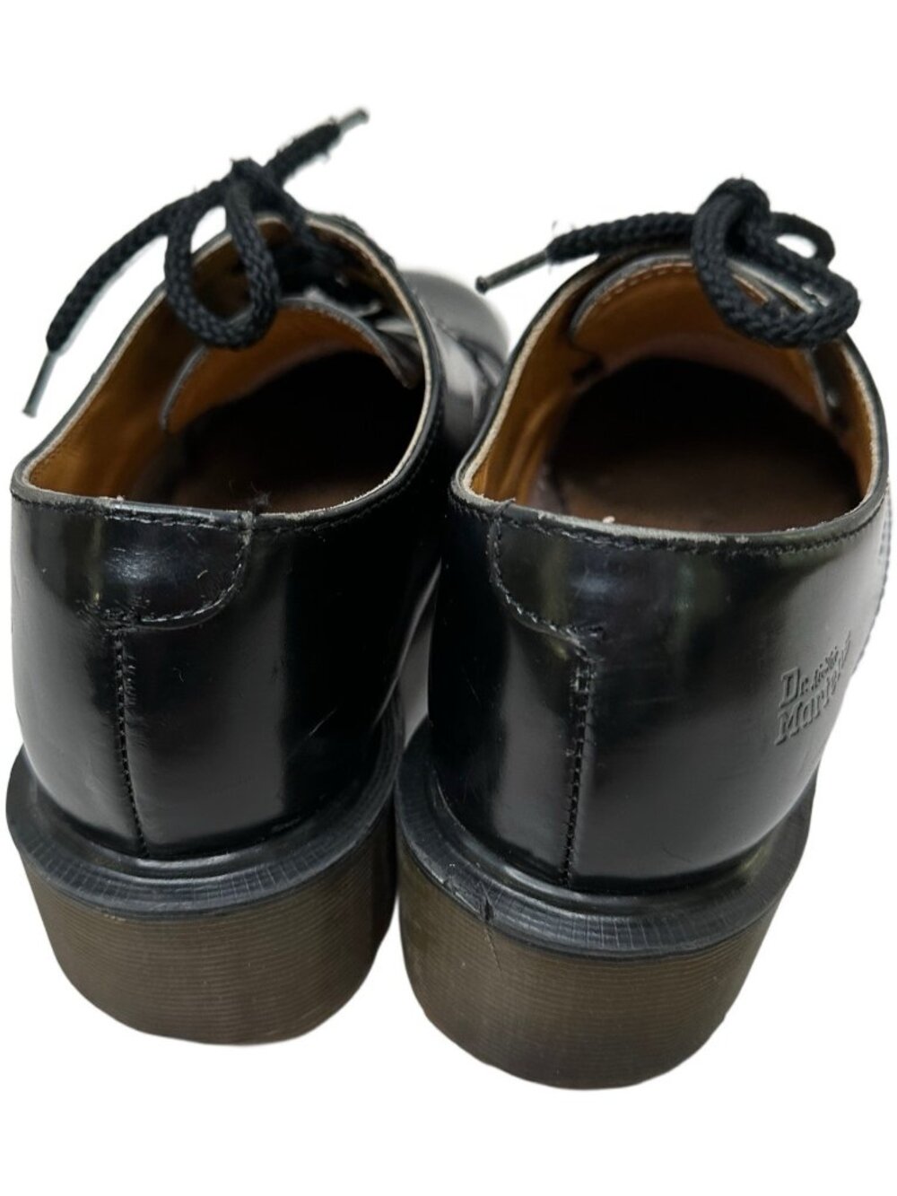 Dr Martens Platform Oxfords Cap Toe Black England Women’s Size 6 Chunky Y2K - Picture 9 of 9